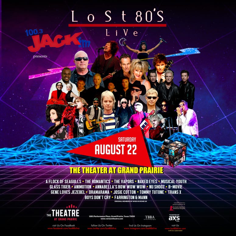 lost 80s tour dates